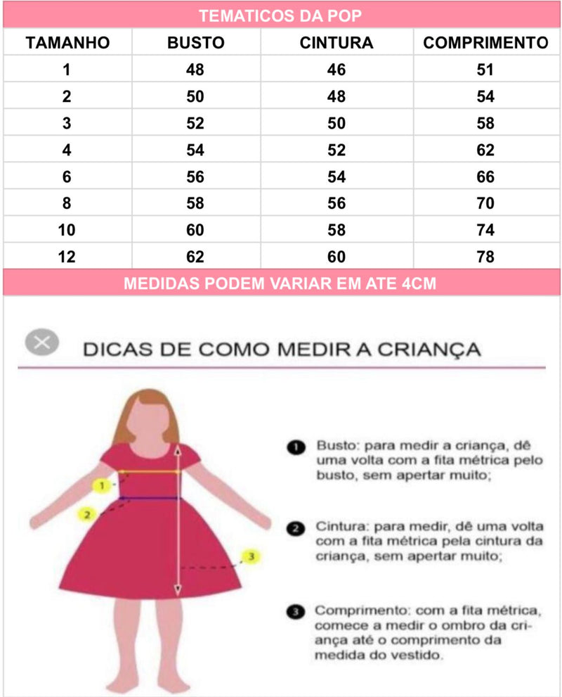 Vestido Princesinha Sofia